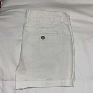 White Khaki Shorts